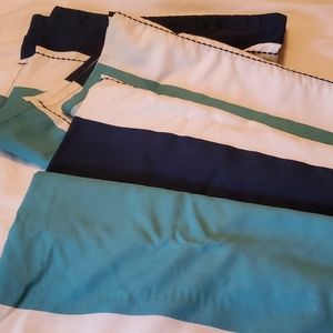 Fabric shower curtain